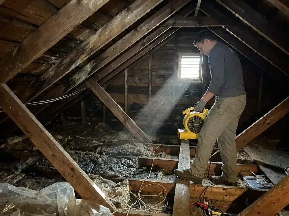 attic-water-damage-drying-proc-007 — frequently asked questions, Emergency Water Extraction & 24/7 Flood Response in Lorenz…